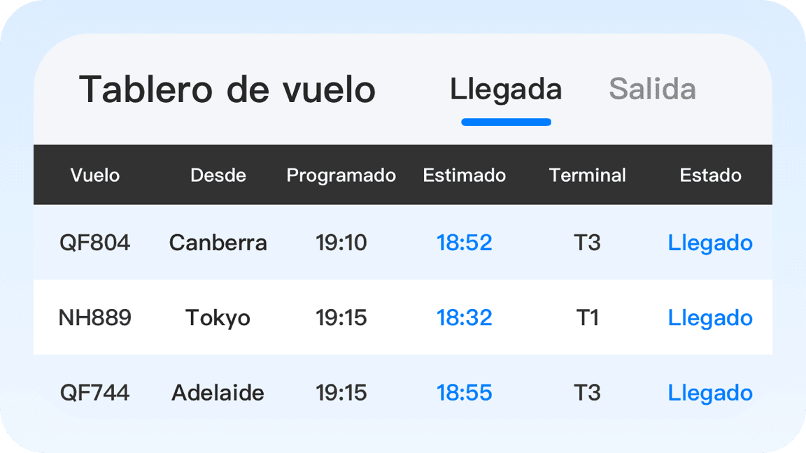 Flight info