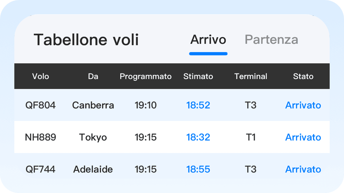 Flight info