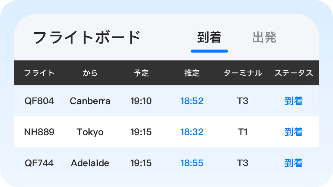 Flight info